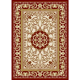 VALENCIA 92580 (Rectangular, 200X280, BORDEAUX_CREME)