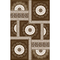 NOUR 77910 (Rectangulaire, 250X400, MARRON CAFE)