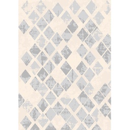 MUGLA 99480 (Rectangulaire, 200X280, CREME SHRINK_GRIS CLAIR)