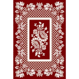 RELAX 7647A (Rectangulaire, 180X270, BORDEAUX)