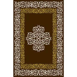 بلازا 9676F (مستطيل, 200X280, لون القهوة البني)