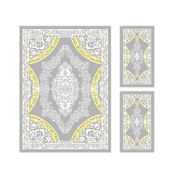 PLAZA 92370 (Rectangulaire, ( T 160X220 + 2T 60X110 ), GRIS CLAIRE)