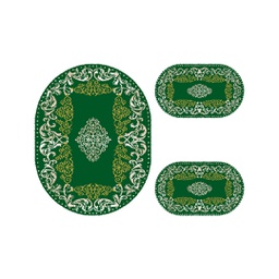 PRINTEMPS 84380 (Oval, ( O 100X130 + 2O 60X100 ), VERT EMERAUDE)