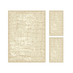 أنقرة 98461 (مستطيل, ( T 160X220 + 2T 60X110 ), عاجي)