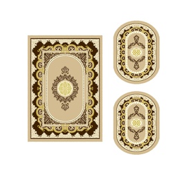 بلازا 9238F (مجموعات مختلفة, ( T 155X220 + 2O 90X55 ), بيج)