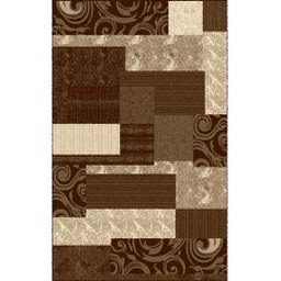 NOUR 50812 (Rectangulaire, 250X400, MARRON CAFE)