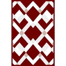 CIRTA 93017 (Rectangular, 180X270, BORDEAUX)