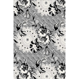 NOUR 91060 (Rectangulaire, 165X230, GRIS CLAIRE)