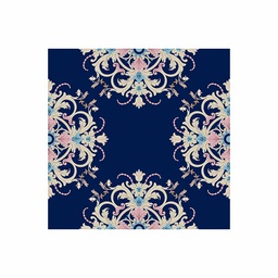 AMIRA 0717D (Rectangular, 100X100, BLEU NUIT, Tuft)