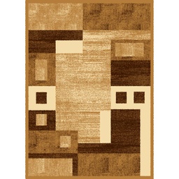 NOUR 62530 (Rectangulaire, 165X230, MARRON MIEL)