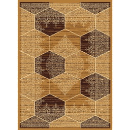 NOUR 62550 (Rectangular, 165X230, MARRON MIEL)