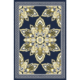 AZHAR 97160 (Rectangulaire, 190X270, BLEU NUIT)