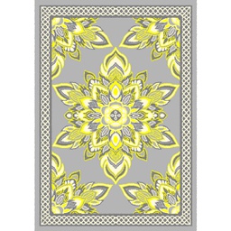 أزهر 97160 (مستطيل, 190X270, رمادي فاتح)