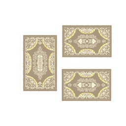 PLAZA 92371 (Rectangulaire, ( T 80X130 + 2T 65X100 ), IVOIRE)