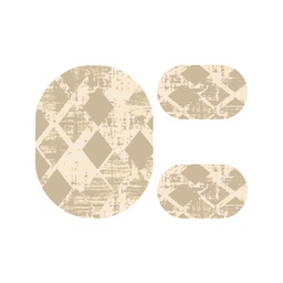 ANKARA A1150 (Oval, ( O 100X130 + 2O 60X100 ), IVOIRE)
