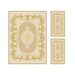 PLAZA 9238F (Rectangulaire, ( T 160X220 + 2T 60X110 ), BEIGE)