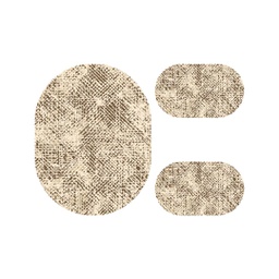 ANKARA A1200 (Oval, ( O 100X130 + 2O 60X100 ), MARRON CAFE)