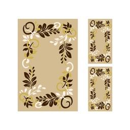 PLAZA 9236F (Rectangulaire, ( T 150X230 + 2T 60X115 ), BEIGE)