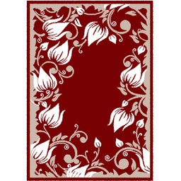 RELAX 4233A (Rectangular, 180X270, BORDEAUX)