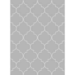 MELODIE 9789B (Rectangulaire, 190X275, GRIS CLAIRE_GRIS CLAIRE)