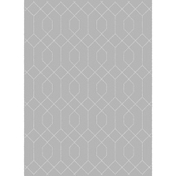 MELODIE 9795B (Rectangulaire, 190X275, GRIS CLAIRE_GRIS CLAIRE)