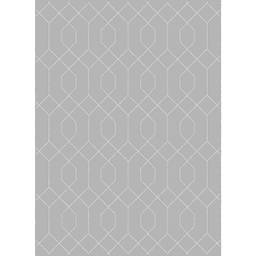 MELODIE 9795B (Rectangulaire, 190X275, GRIS CLAIRE_GRIS CLAIRE)