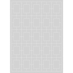 MELODIE 9796B (Rectangulaire, 190X275, GRIS CLAIRE_GRIS CLAIRE)