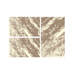 DUBAI 9458L (Rectangulaire, ( T 80X130 + 2T 65X100 ), MARRON BRONZE)