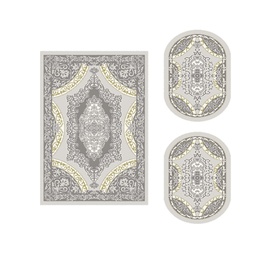 بلازا 92370 (مجموعات مختلفة, ( T 155X220 + 2O 90X55 ), رمادي فاتح)