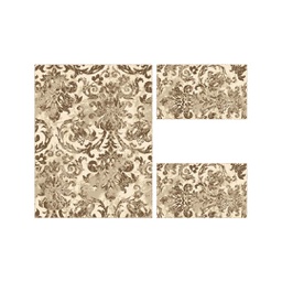 ANKARA A1190 (Rectangular, ( T 100X130 + 2T 60X100 ), MARRON CAFE)
