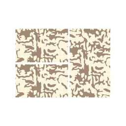 DUBAI 9239L (Rectangulaire, ( T 80X130 + 2T 65X100 ), MARRON BRONZE)