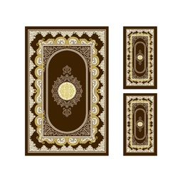 PLAZA 92385 (Rectangulaire, ( T 150X230 + 2T 60X115 ), MARRON CAFE)