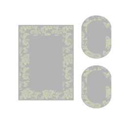 PLAZA 96780 (Various Sets, ( T 155X220 + 2O 90X55 ), GRIS CLAIRE)