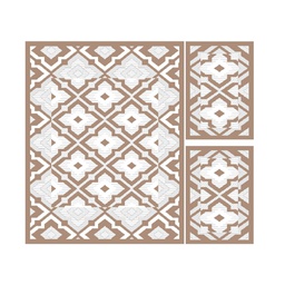 CIRTA 9324B (Rectangular, ( T 150X220 + 2T 60X110 ), BRONZE CLAIR)