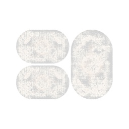 DUBAI A0131 (Oval, ( O 80X130 + 2O 65X100 ), GRIS CLAIRE)