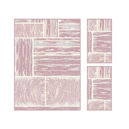 DUBAI 99080 (Rectangulaire, ( T 160X220 + 2T 60X110 ), BOIS DE ROSE)