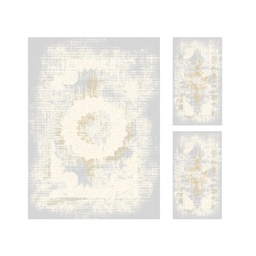 DUBAI A0130 (Rectangular, ( T 160X220 + 2T 60X110 ), GRIS CLAIRE)
