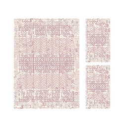 DUBAI A0970 (Rectangulaire, ( T 160X220 + 2T 60X110 ), BOIS DE ROSE)