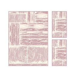 DUBAI 99081 (Rectangular, ( T 160X220 + 2T 60X110 ), BOIS DE ROSE)