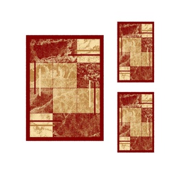 NOUR 6334X (Rectangulaire, ( T 100X137 + 2T 66X110 ), BORDEAUX)
