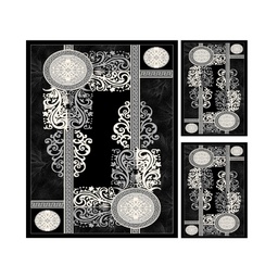 NOUR 5392X (Rectangular, ( T 140X220 + 2T 60X110 ), NOIRE)