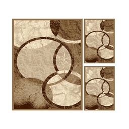 NOUR 6156X (Rectangulaire, ( T 140X220 + 2T 60X110 ), MARRON BRONZE)