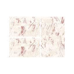 MADRID 93110 (Rectangulaire, ( T 80X130 + 2T 65X100 ), BLANC CASSE SHRINK_BOIS DE ROSE)