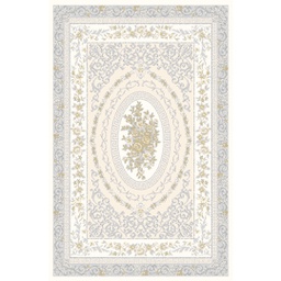 MADRID 93663 (Rectangular, 200X280, BLANC CASSE SHRINK_GRIS CLAIR)