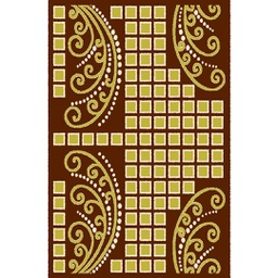 OCTAVE 66080 (Rectangulaire, 200X275, MARRON CHOCO_CREME)