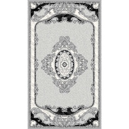 MELODIE 8661C (Rectangulaire, 190X350, GRIS CLAIRE_GRIS CLAIRE)