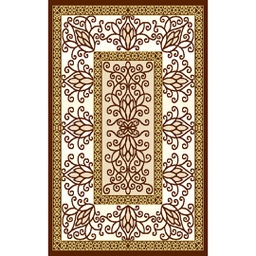 BRAGA 98740 (Rectangulaire, 250X400, MARRON BORDEAUX)