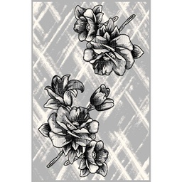 NOUR 96120 (Rectangulaire, 165X230, GRIS CLAIRE)