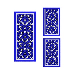 CIRTA 93220 (Rectangulaire, ( T 60X150 + 2T 60X110 ), BLEU ROI)