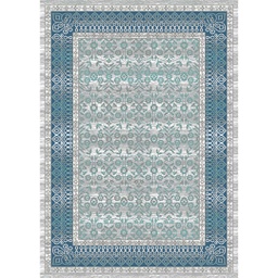 MADRID 99840 (Rectangular, 200X280, SHRINK GRIS CLAIR / BLEU TRQ)